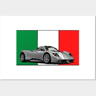 Pagani Zonda Italian Print Posters and Art